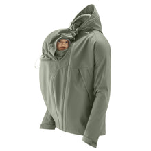 Laden Sie das Bild in den Galerie-Viewer, Softshell-Tragejacke für Männer Allrounder agave