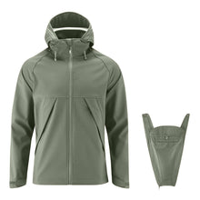 Laden Sie das Bild in den Galerie-Viewer, Softshell-Tragejacke für Männer Allrounder agave