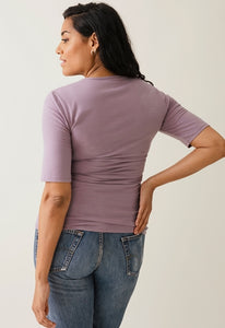Umstands- und Stillshirt Classic von boob mit halblangem Arm, lavender