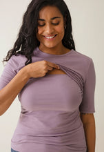 Laden Sie das Bild in den Galerie-Viewer, Umstands- und Stillshirt Classic von boob mit halblangem Arm, lavender