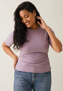 Umstands- und Stillshirt Classic von boob mit halblangem Arm, lavender