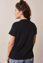Laden Sie das Bild in den Galerie-Viewer, Umstands- &amp; Stillshirt The Shirt Black von boob