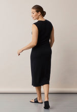 Laden Sie das Bild in den Galerie-Viewer, Umstands- und Stillkleid 18 Hour dress black