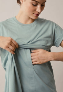 Umstands- und Stillkleid The-shirt in mint von boob