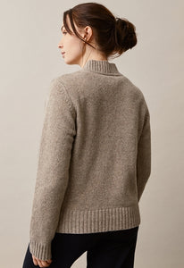 Umstands- und Stillpullover von boob Sesame wool sweater sand