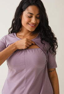 Umstands- und Stillkleid A-Linie in lavender von boob