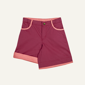 KUUKKELI Ausgestellte Shorts für Mädchen von finkid in beet red/rose