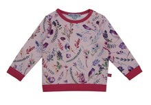 Laden Sie das Bild in den Galerie-Viewer, Baby Sweatshirt mit Blumendruck in hellrosé-soft pink von Enfant Terrible