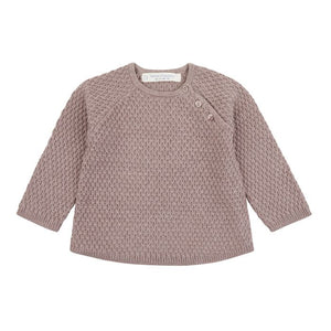 Keme, Babypulli mit Musterstrick von Sense Organics