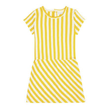 Laden Sie das Bild in den Galerie-Viewer, Sommerkleid gelb geringelt, Agona von Sense Organics