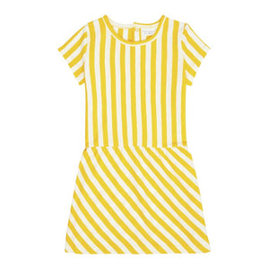 Sommerkleid gelb geringelt, Agona von Sense Organics