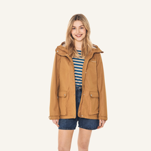 Laden Sie das Bild in den Galerie-Viewer, Umstands- und Tragejacke REKI Mittellanger Parka - Zip in Außenjacke von finside cinnamon