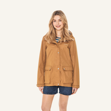 Laden Sie das Bild in den Galerie-Viewer, Umstands- und Tragejacke REKI Mittellanger Parka - Zip in Außenjacke von finside cinnamon