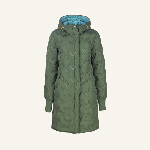 Umstands- und Tragejacke JUOLUKKA von finside in bronze green