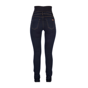 Umstandsjeans Sophia dark aged von LOVE2WAIT 30er Länge