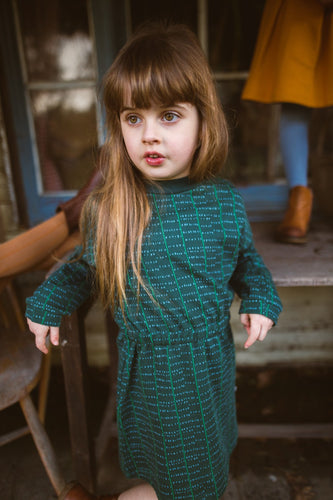 Elena Dress in grün von baba Kidswear