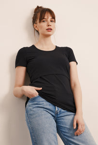 Umstands- & Stillshirt Classic schwarz von boob