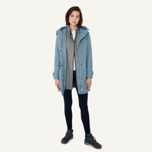 Laden Sie das Bild in den Galerie-Viewer, Umstands- und Tragejacke OIVIMAA  Outdoor Parka - Zip in Außenjacke von finside in smoke blue