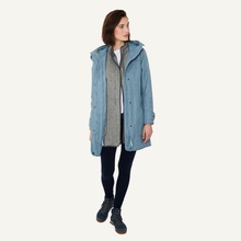 Laden Sie das Bild in den Galerie-Viewer, Umstands- und Tragejacke OIVIMAA  Outdoor Parka - Zip in Außenjacke von finside in smoke blue