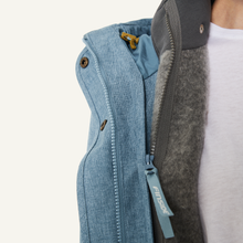 Laden Sie das Bild in den Galerie-Viewer, Umstands- und Tragejacke OIVIMAA  Outdoor Parka - Zip in Außenjacke von finside in smoke blue