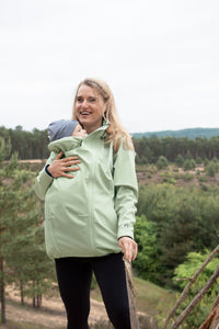 Umstands- und Tragejacke Softshell-Allrounder in mint von mamalila