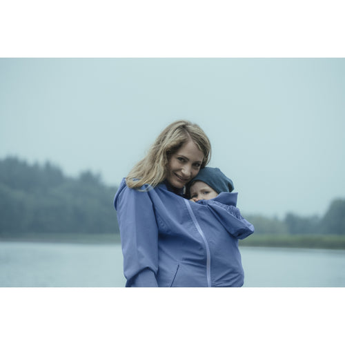 Regen-Tragejacke und Umstandsjacke Shelter vintage blue von mamalila