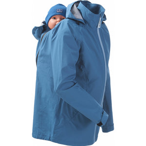 Regen-Tragejacke und Umstandsjacke Shelter vintage blue von mamalila