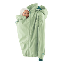 Laden Sie das Bild in den Galerie-Viewer, Umstands- und Tragejacke Softshell-Allrounder in mint von mamalila